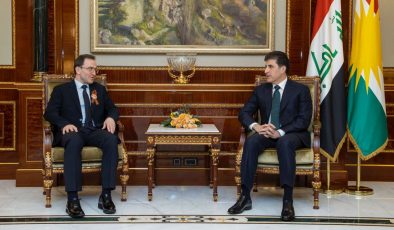 سه‌رۆكى هه‌رێم له‌گه‌ڵ باڵيۆزى رووسيا لە عێراق كۆبووه‌وه‌‏