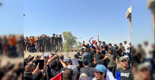 خۆپیشاندانی لایەنگرانی سەدر لە بەغداد دەستیپێکرد