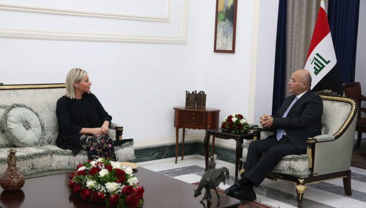 سەرۆککۆماری عێراق پێشوازیکرد لە نێردەی تایبەتی نەتەوە یەکگرتووەکان