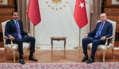 سەرۆك كۆماری توركیا و ميری قەتەر كۆبوونەوە