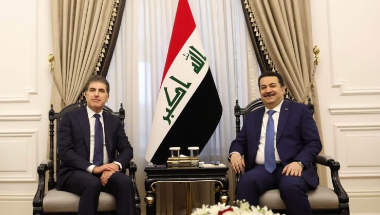 نێچیرڤان بارزانی و سوودانی باس لە هەناردەکردنەوەی نەوتی هەرێمییان کرد