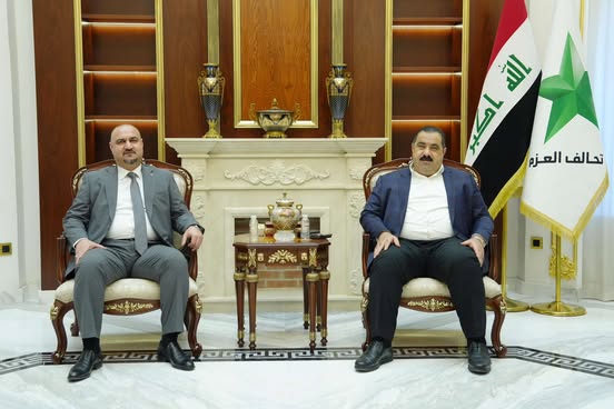 محەمەد سەمعان ئاغا لەگەڵ موسه‌ننا ئه‌لسامه‌ڕائى کۆبووەوە