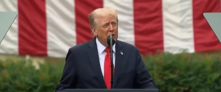 دۆناڵد ترەمپ لە شوێنی رووداوەکانی 11ـی سێپتەمبەر وتارێکی پێشکەشکرد