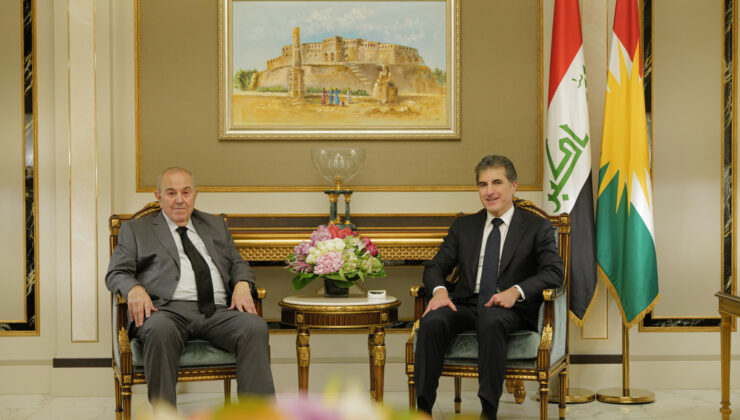 نێچيرڤان بارزانی و ئەیاد عەللاوی کۆبوونەوە