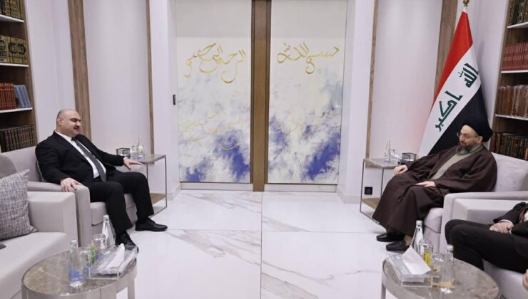 محەمەد سەمعان ئاغا و عەمار حەکیم کۆبوونەوە