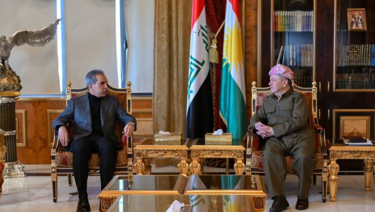 مەسعود بارزانی و فائق زێدان کۆبوونەوە