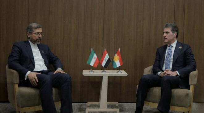 نێچیرڤان بارزانی لەگەڵ جێگری وەزیری دەرەوەی ئێران کۆبووەوە